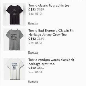 Torrid Gray Graphic Tee